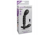 Анальный вибромассажер Ribbed Prostate Vibe - 15,2 см.