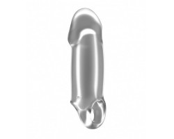Прозрачная насадка Stretchy Thick Penis Extension No.37 