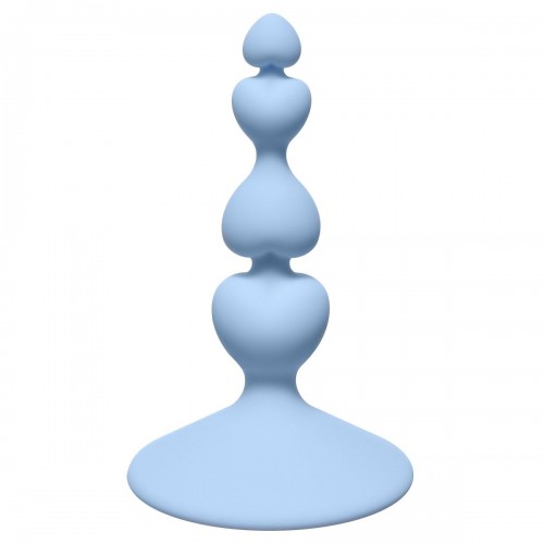 Голубая анальная пробка Sweetheart Plug Blue - 10 см.