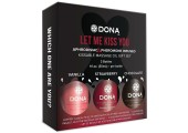Подарочный набор массажных масел DONA Let me kiss you