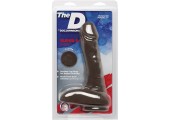 Коричневый фаллоимитатор на литой присоске Super D 9  - 22,86 см.