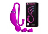 Двусторонний стимулятор Romance 3-in-1 - с вибрацией и функцией всасывания