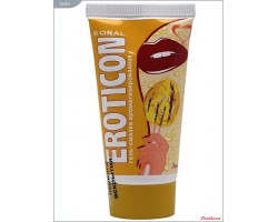 Гель-смазка с ароматом дыни Eroticon - 50 мл.