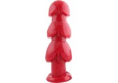 Анальная пробка TSX Large Three Bangs for Your Butt Red - 29 см.