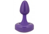Вибромассажер для анальной стимуляции FLEXI HEAD 10 FUNCTION BUTT PLUG - 8,9 см.