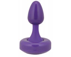 Вибромассажер для анальной стимуляции FLEXI HEAD 10 FUNCTION BUTT PLUG - 8,9 см.