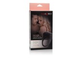 Чёрное эрекционное кольцо с вибрацией Silicone Lover s Arouser