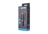 Открытая дымчатая насадка с точками и рёбрами ToyFa XLover - 11,5 см.
