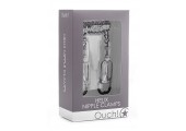 Серебристые зажимы на соски с цепочкой Helix Nipple Clamps