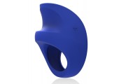 Синее эрекционное кольцо с вибрацией Pino Federal Blue