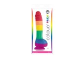 Радужный фаллоимитатор Pride Edition 8 Dildo - 25,4 см.
