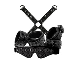 Чёрный набор для бондажа Bondage Kit