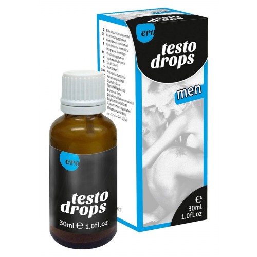 Капли для мужчин Hot Testo Drops Men - 30 мл.