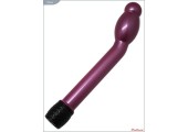 Фиолетовый вибратор Boy Friend с утолщением на кончике - 16 см.