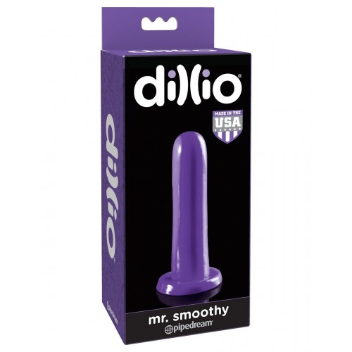 Фиолетовый анальный плаг Mr. Smoothy - 14 см.