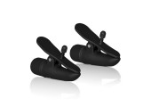 Чёрные виброклипсы на соски Nipple Play Nipplettes