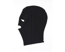Чёрная балаклава Three Holed Hood