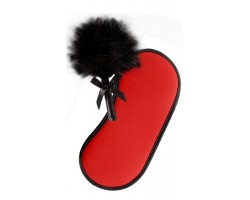 Набор для игры Two-Toned Blindfold and Tickler - маска на глаза и пуховая кисточка
