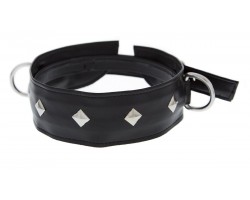 Полиуретановый ошейник с пуклями и D-кольцами Collar with Studs