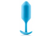 Голубая пробка для ношения B-vibe Snug Plug 3 - 12,7 см.