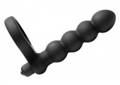 Насадка для двойного проникновения Double Fun Cock Ring with Double Penetration Vibe